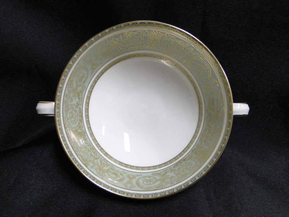 Royal Doulton English Renaissance, Green Scrolls: Cream Soup & Saucer (s)