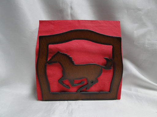 Rustic Ironwerks: NEW Horses Napkin Holder (s), 6 1/2" x 5 1/2" x 2"