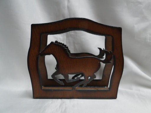 Rustic Ironwerks: NEW Horses Napkin Holder (s), 6 1/2" x 5 1/2" x 2"