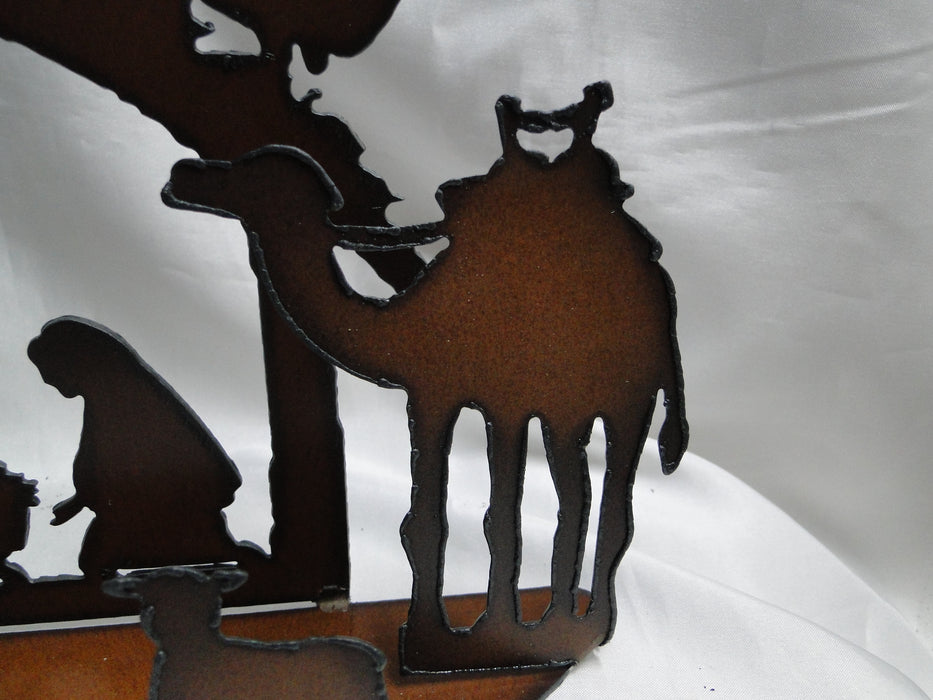 Rustic Ironwerks: NEW Nativity Scene Large, 12 1/2" x 8" x 2 1/2"