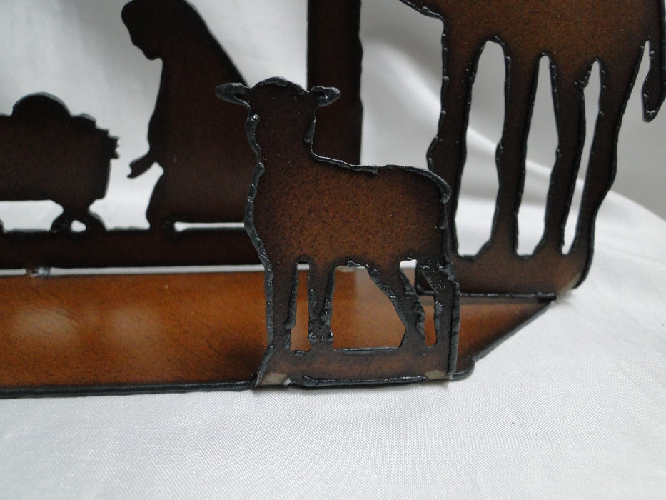 Rustic Ironwerks: NEW Nativity Scene Large, 12 1/2" x 8" x 2 1/2"