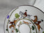Coalport Hunting Scene: Hunters, Horses, Dogs: Bread Plate 6 1/4", Trim Wear