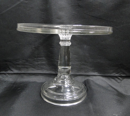 Cake Stand, EAPG, Early American Pressed Glass: 9 3/4" x 8 1/4" Tall -- MG#258