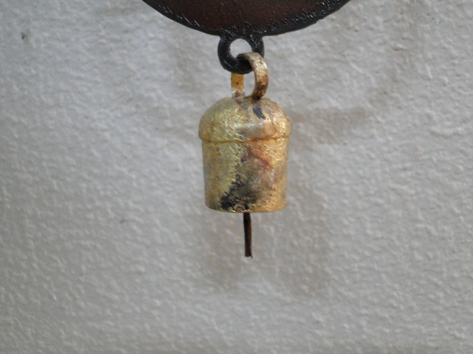 Rustic Ironwerks: NEW Hummingbird & Saguaro Scene Wind Chime, 17"