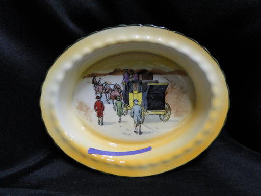 Royal Doulton Coaching Days, Coach w/ 3 Men Walking: Nut Bowl 5 5/8", 15a, As Is