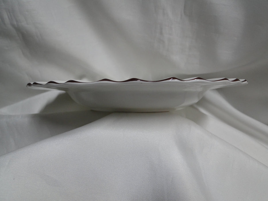 Crown Staffordshire Hunting Scene: Hunters: Fluted Bowl (s) w/ Rim, 8 3/4"