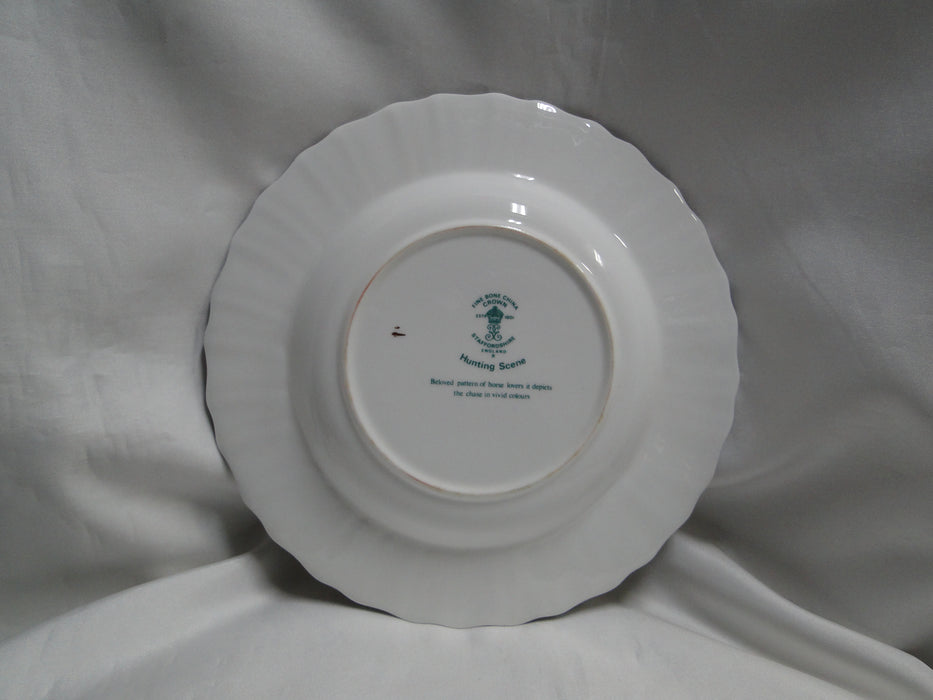 Crown Staffordshire Hunting Scene: Hunters: Fluted Bowl (s) w/ Rim, 8 3/4"