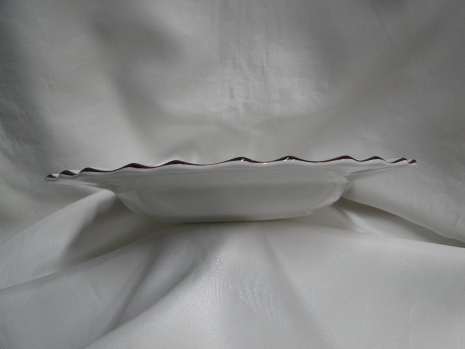Crown Staffordshire Hunting Scene: Hunters: Fluted Bowl w/ Rim, 8 3/4", Spot