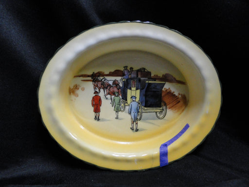 Royal Doulton Coaching Days, Coach w/ 3 Men Walking: Nut Bowl 5 5/8", 15b, As Is