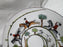 Crown Staffordshire Hunting Scene: Hunters: Dessert Plate, 7 1/8"
