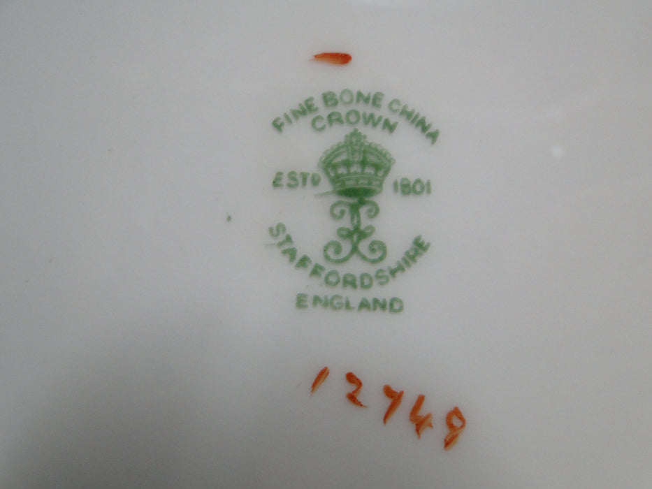 Crown Staffordshire Hunting Scene: Hunters: Dessert Plate, 7 1/8"