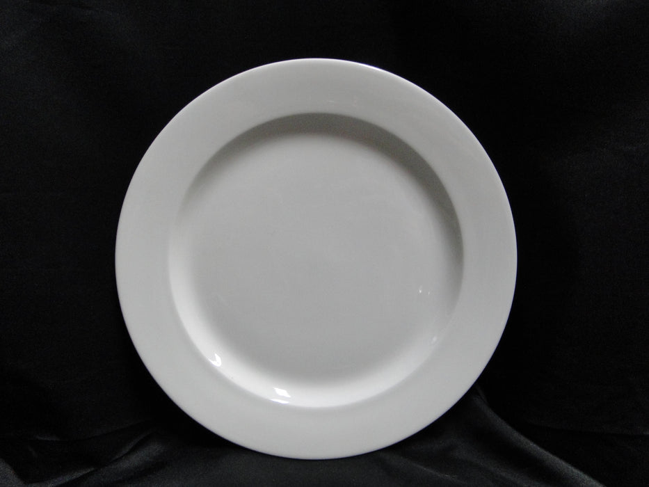 Steelite Monaco: NEW White Flat Rim Dinner Plate, 10 5/8"