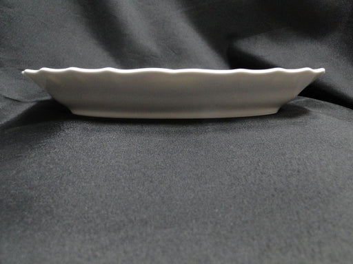 Hutschenreuther Dresden, White, Embossed: Oval Serving Platter, 11 7/8"