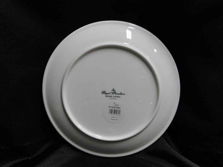 Steelite Royal Porcelain Akira: NEW White Coupe Luncheon Plate, 9 1/2"