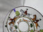 Crown Staffordshire Hunting Scene: Hunters: Bread Plate, 6 1/8", Trim Wear