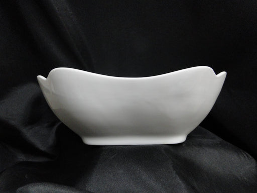 Hutschenreuther Dresden, White, Embossed: Square Serving Bowl, 9" x 3"
