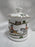Crown Staffordshire Hunting Scene: Hunters: Jam / Jelly Jar & Lid, 4", Trim Wear