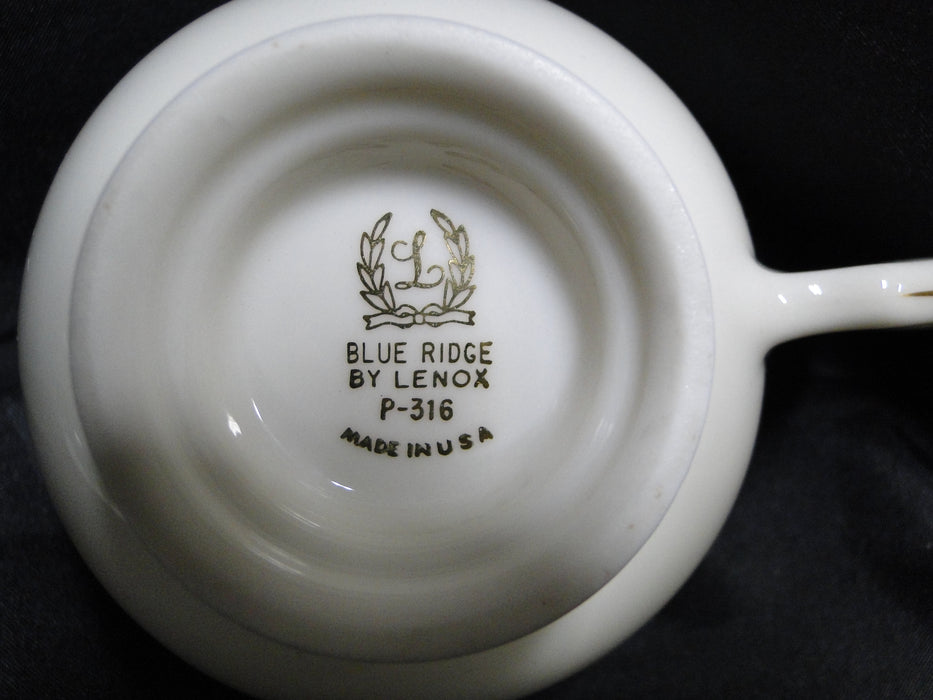 Lenox Blue Ridge / Blueridge, Blue Flowers, Gold Trim: 2 1/8" Cup Only