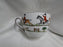 Crown Staffordshire Hunting Scene: Hunters, Horses: 2 3/4" Flat Oversized Cup