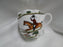 Crown Staffordshire Hunting Scene: Hunters: Demi Foot Scall Cup & Saucer Crazing