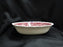 Mason's Vista Pink, Transferware: Oval Serving Bowl, 9 1/2" x 2 1/8" Tall, As Is