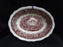Mason's Vista Pink, Transferware: Oval Serving Bowl, 9 1/2" x 2 1/8" Tall, As Is