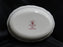 Mason's Vista Pink, Transferware: Oval Serving Bowl, 9 1/2" x 2 1/8" Tall, As Is