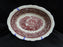 Mason's Vista Pink, Transferware: Oval Serving Bowl, 8 3/4 x 2" Tall, As Is