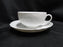 Hutschenreuther Dresden, White, Embossed: Cup & Saucer Set, 2 1/8" Tall