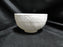 Hutschenreuther Dresden, White, Embossed: Cup & Saucer Set, 2 1/8" Tall