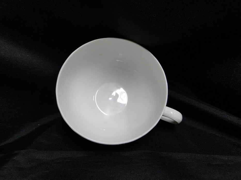 Hutschenreuther Dresden, White, Embossed: Cup & Saucer Set, 2 1/8" Tall