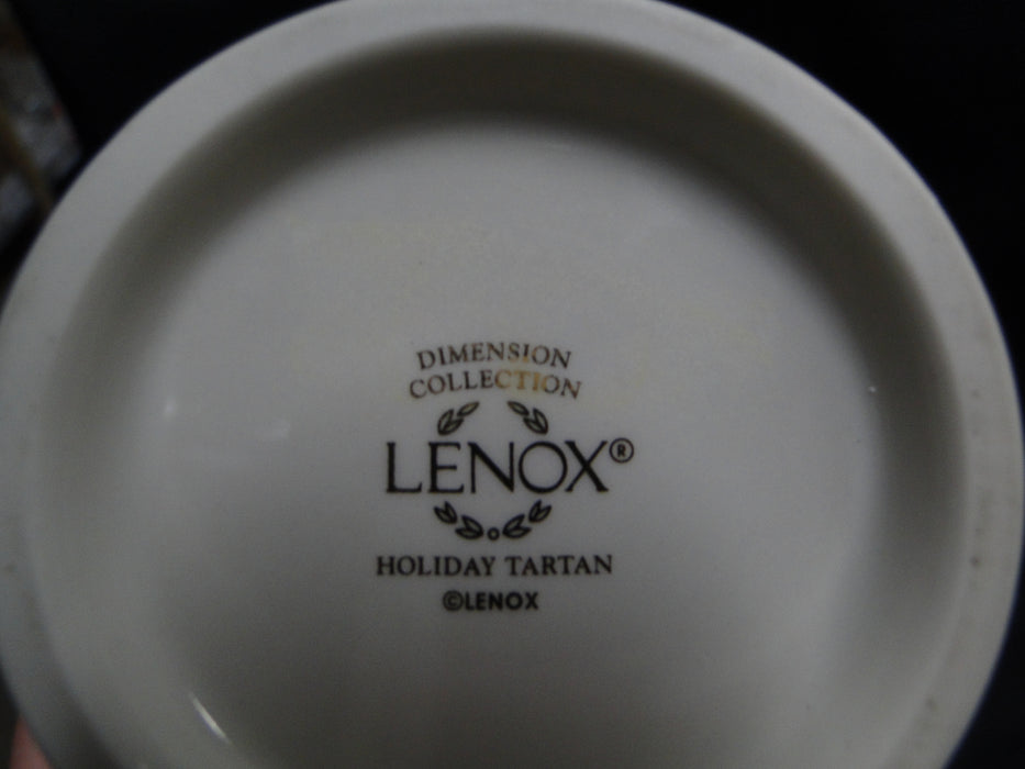 Lenox Holiday Tartan, Fruit, Plaid Ribbon: Fragrance Warmer, 5 3/4" Tall