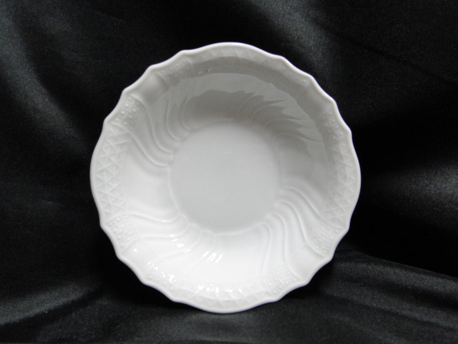 Hutschenreuther Dresden, White, Embossed: Fruit Bowl (s), 5 1/2" x 1 1/4"