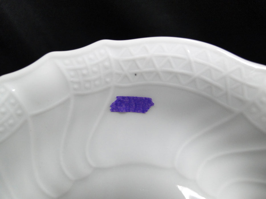 Hutschenreuther Dresden, White, Embossed: Fruit Bowl (s), 5 1/2" x 1 1/4"
