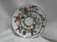 Crown Staffordshire Hunting Scene: Hunters, Horses: Flat Cup & Saucer, As Is