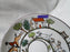 Crown Staffordshire Hunting Scene: Hunters, Horses: Flat Cup & Saucer, As Is