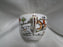 Crown Staffordshire Hunting Scene: Hunters, Horses: Flat Cup & Saucer, As Is