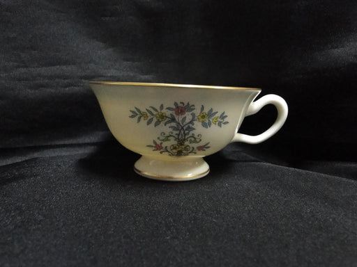 Lenox Blue Tree, Pink & Yellow Flowers: Cup & Saucer Set (s), 2 1/8" Tall