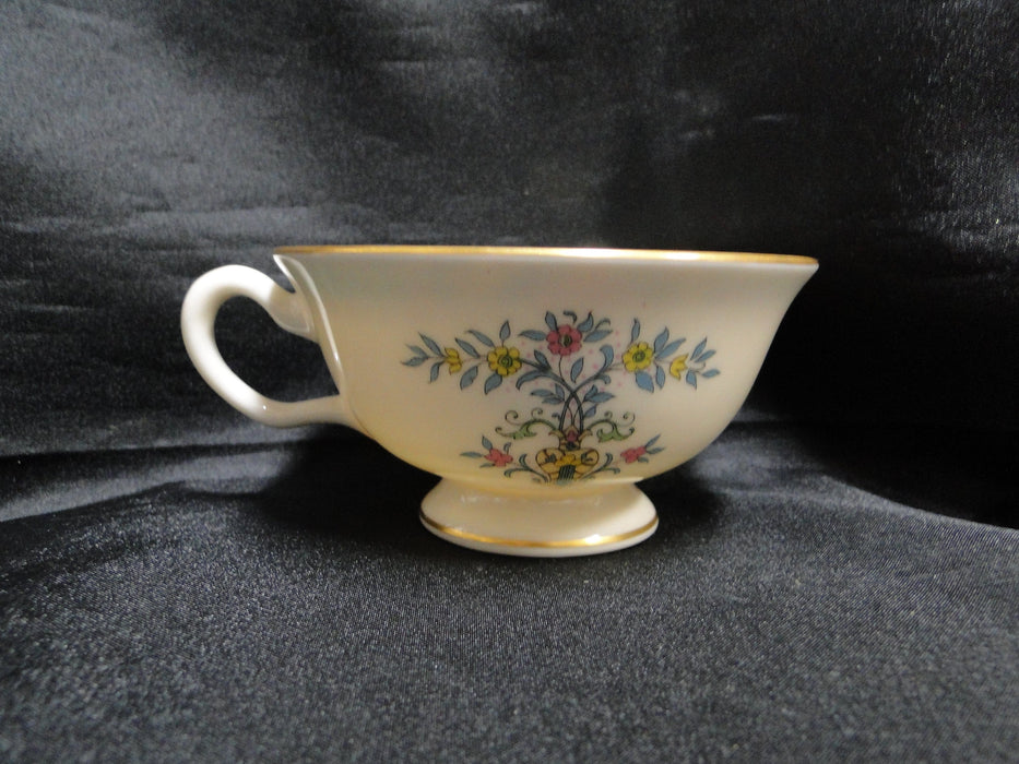 Lenox Blue Tree, Pink & Yellow Flowers: Cup & Saucer Set (s), 2 1/8" Tall