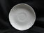 Hutschenreuther Dresden, White, Embossed: Cream Soup Bowl & Saucer (s)