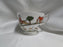 Crown Staffordshire Hunting Scene: Hunters, Horses: Footed Cup & Saucer, Scratch