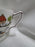 Crown Staffordshire Hunting Scene: Hunters, Horses: Footed Cup & Saucer, Scratch