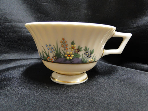 Lenox Rutledge, Multicolor Enameled Flowers, Gold: Cup & Saucer Set (s), 2 1/2"