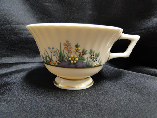 Lenox Rutledge, Multicolor Enamelled Flowers, Gold: Cup & Saucer Set (s), 2 1/2"