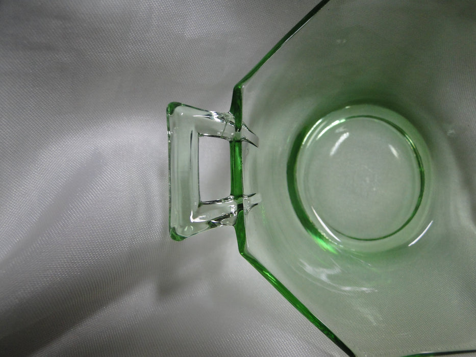 Heisey Octagon Moongleam Green: Individual Nut Bowl (s) w/ Handles, 4" x 1" Tall