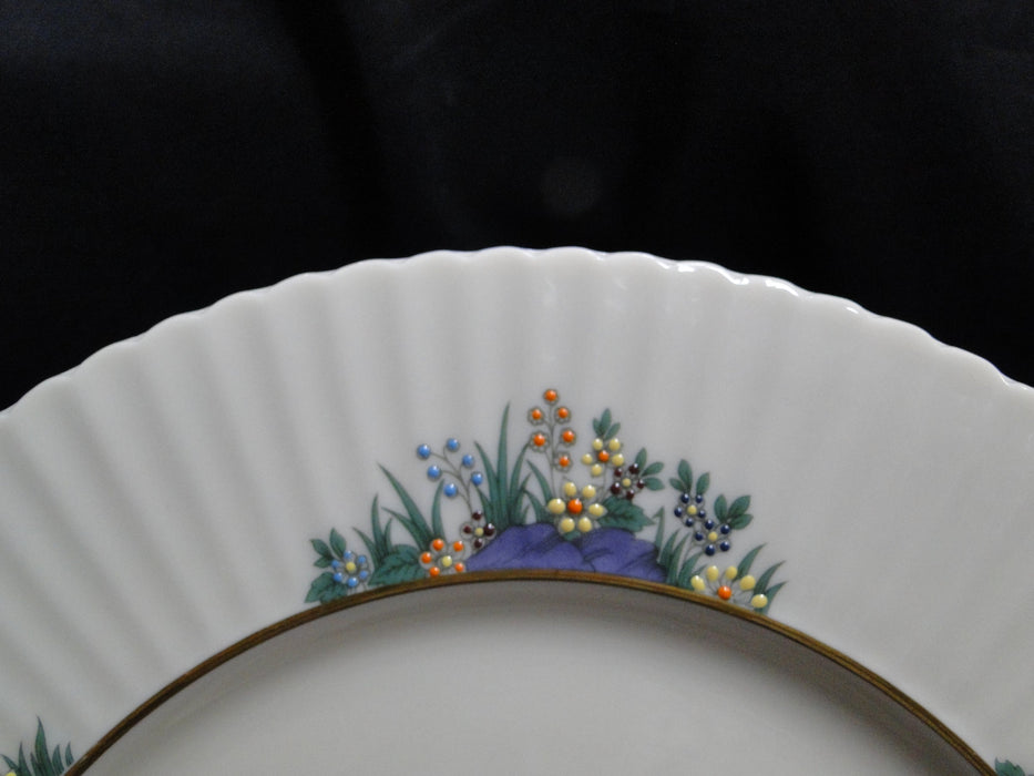 Lenox Rutledge, Multicolor Enamelled Flowers, Gold: Dinner Plate (s), 11"