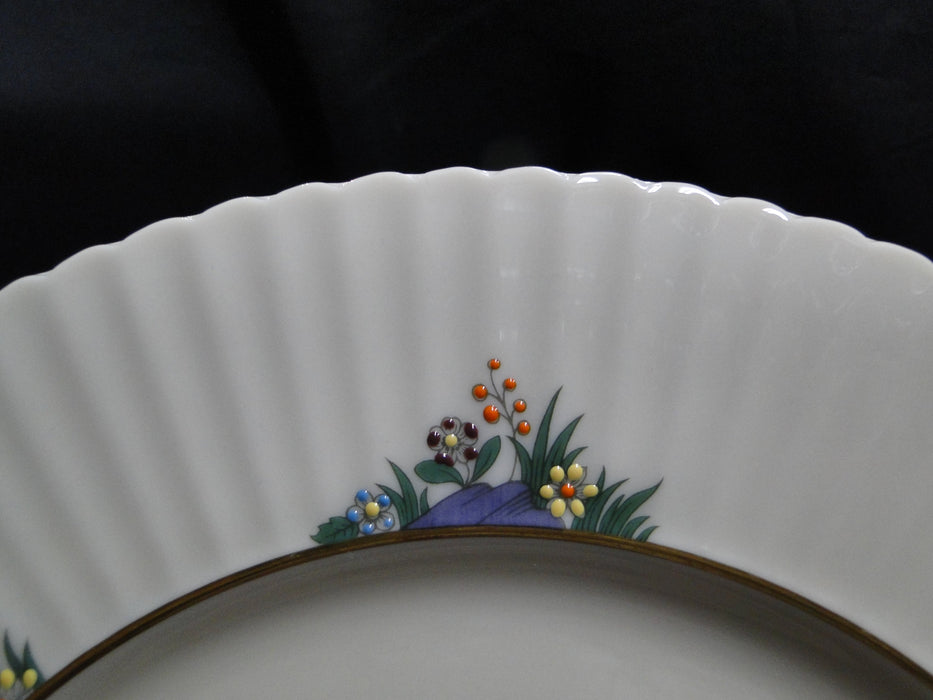 Lenox Rutledge, Multicolor Enameled Flowers, Gold: Dinner Plate (s), 11"