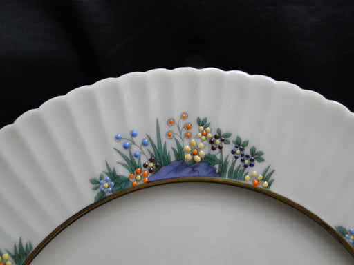 Lenox Rutledge, Multicolor Enameled Flowers, Gold: Salad Plate (s), 8 1/2"
