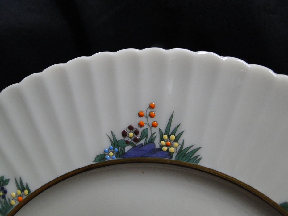 Lenox Rutledge, Multicolor Enameled Flowers, Gold: Salad Plate (s), 8 1/2"