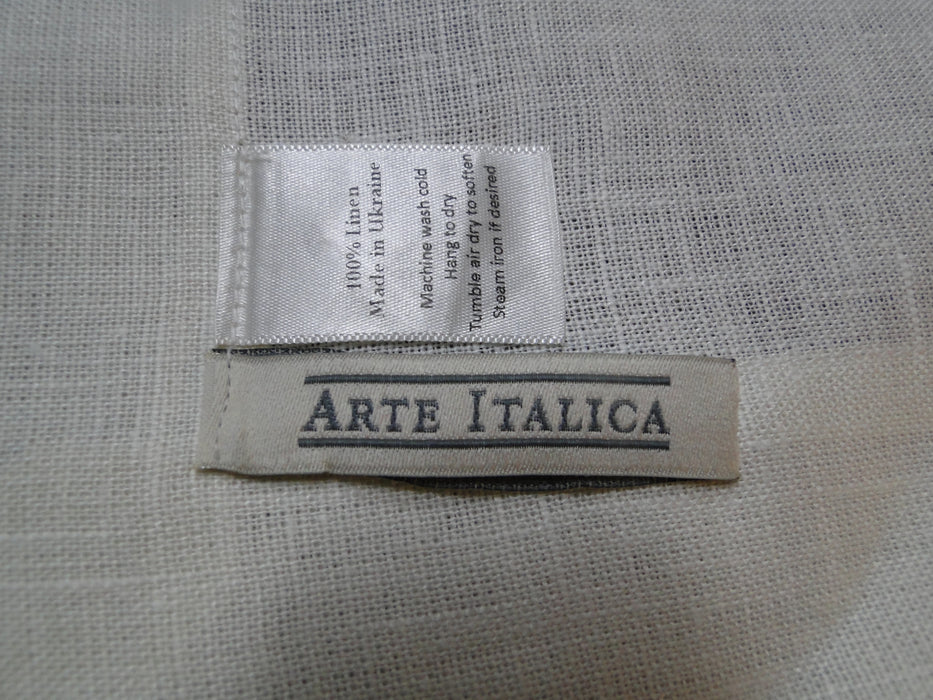 Arte Italica Natale Sprig, Berries, Pine: NEW European Linen Napkin, 22"
